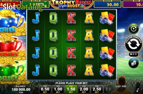 Скрин2. Trophy Rush Triple Boost слот