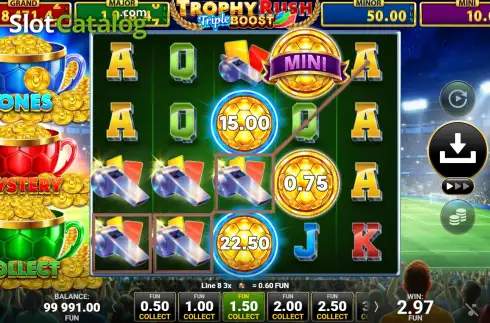 Скрин3. Trophy Rush Triple Boost слот
