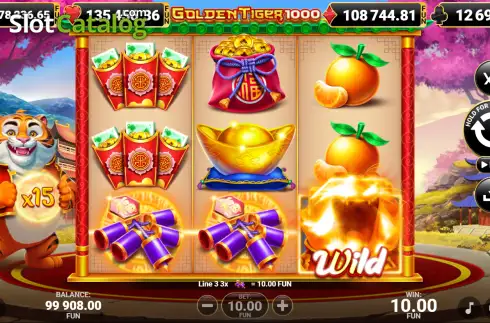 Скрин3. Golden Tiger 1000 слот