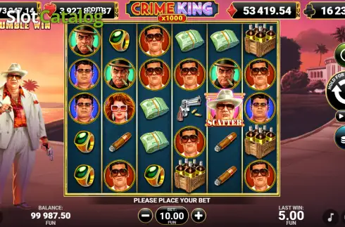 Скрин2. Crime King 1000 слот