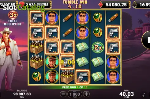 Скрин3. Crime King 1000 слот