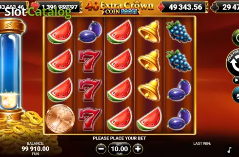 Скрин2. 40 Extra Crown Coin Boost слот