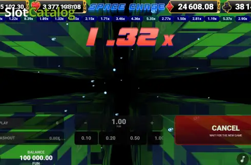 Скрин2. Space Chase слот