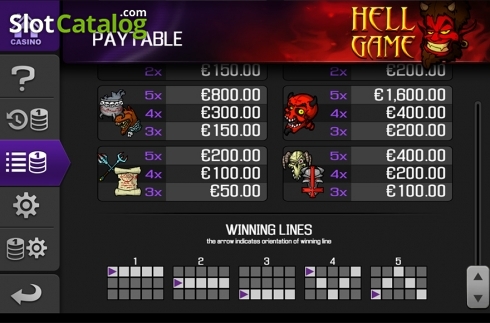Скрин8. Hell Game слот