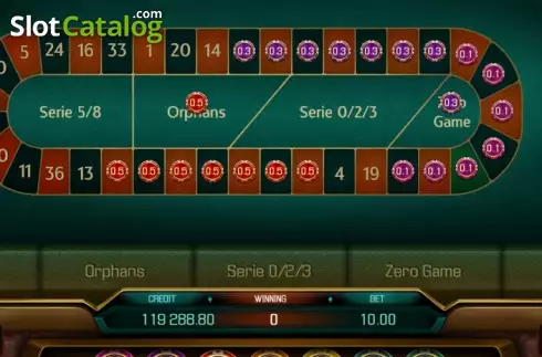 Скрин2. Apollo European Roulette слот