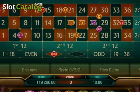 Скрин4. Apollo European Roulette слот
