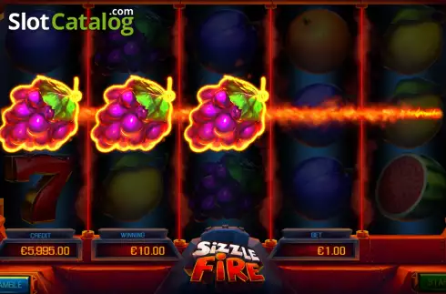 Скрин3. Sizzle Fire слот
