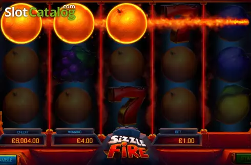 Скрин6. Sizzle Fire слот
