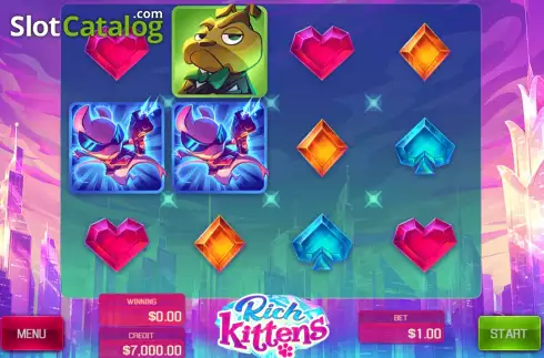 Скрин2. Rich Kittens слот