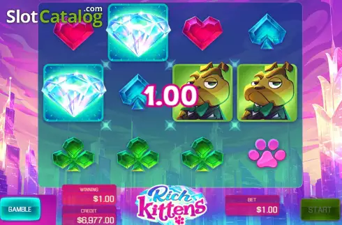 Скрин3. Rich Kittens слот