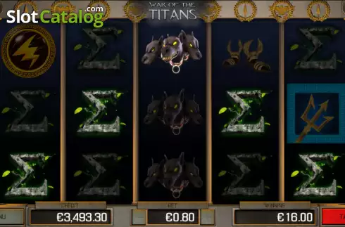 Скрин3. War of the Titans слот