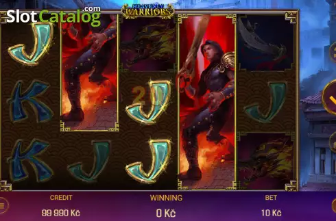 Скрин3. Heavenly Warriors слот