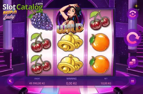 Скрин2. Respin Lady слот