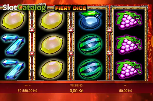 Скрин2. Fiery Dice слот