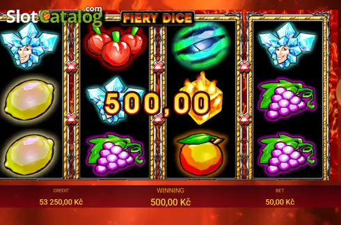 Скрин3. Fiery Dice слот