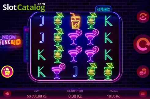 Скрин2. Neon Funk 40 слот