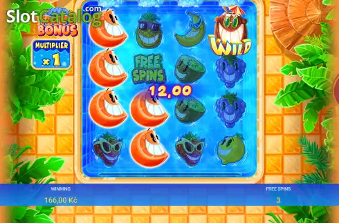 Скрин3. Flooded Fruits слот