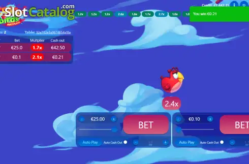 Скрин3. Crash Birds слот