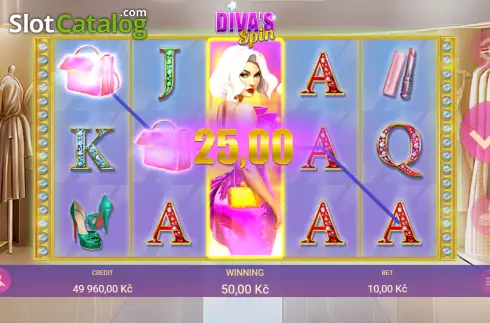 Скрин3. Diva's Spin слот