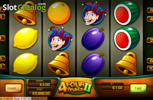 Скрин3. Four Fruits 2 слот