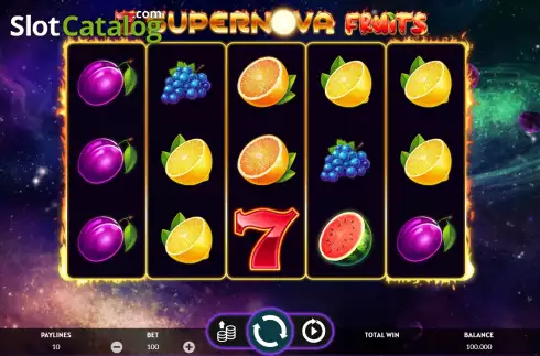 Скрин3. 7 Supernova Fruits слот