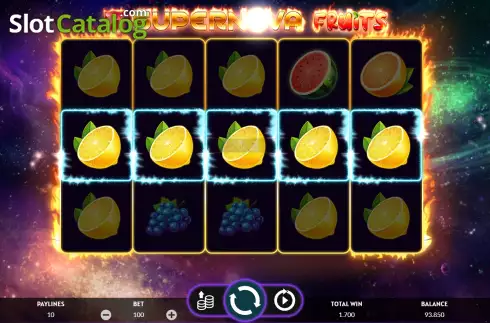 Скрин6. 7 Supernova Fruits слот