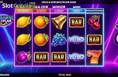 Скрин2. Hold & Spin Multiplier Rush слот