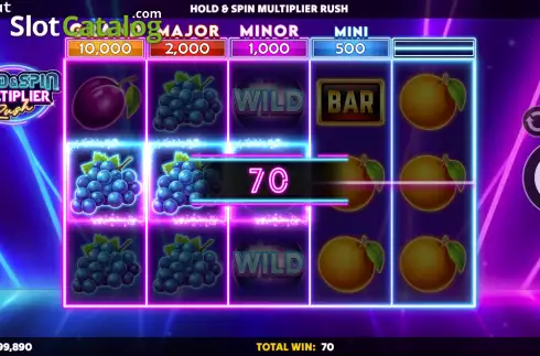 Скрин3. Hold & Spin Multiplier Rush слот
