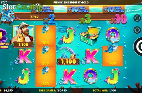 Скрин3. Fishin' The Biggest Gold слот