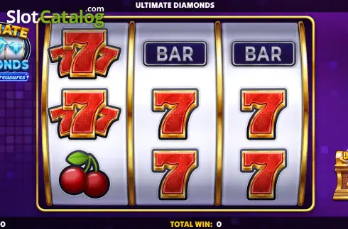 Скрин2. Ultimate Diamonds Diamond Treasures слот