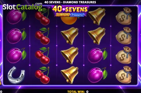 Скрин2. 40 Seven Diamond Treasures слот