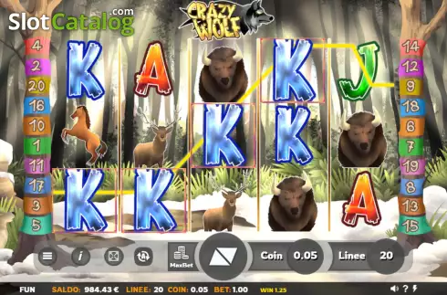 Скрин3. Crazy Wolf слот