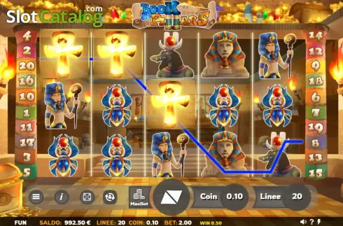 Скрин3. Book of Pillars слот