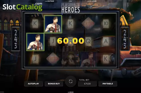Скрин3. Flashback Heroes слот
