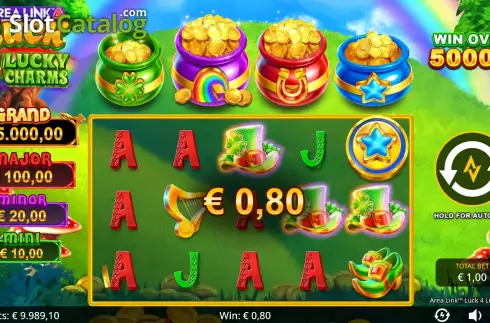 Скрин4. Area Link Luck 4 Lucky Charms слот