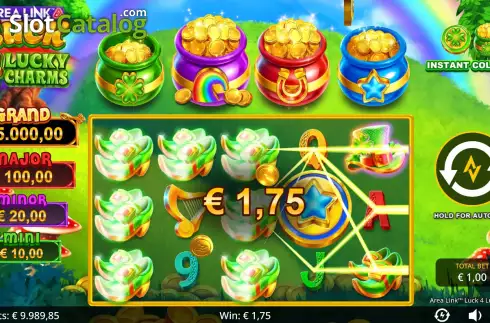 Скрин5. Area Link Luck 4 Lucky Charms слот