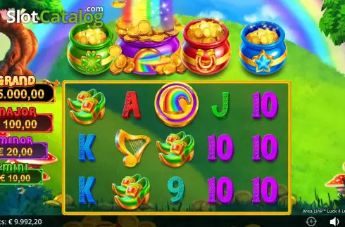 Скрин6. Area Link Luck 4 Lucky Charms слот