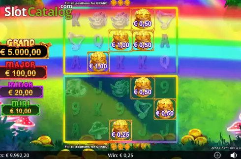 Скрин8. Area Link Luck 4 Lucky Charms слот