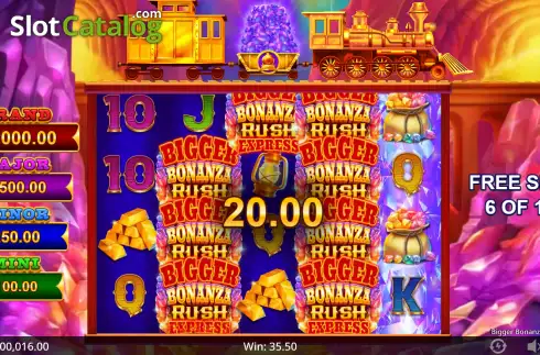 Скрин3. Bigger Bonanza Rush Express слот
