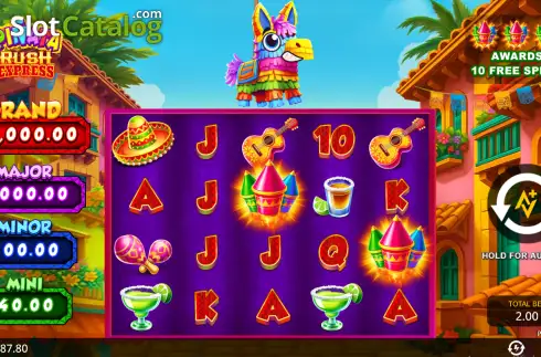 Скрин2. Pinata Rush Express слот