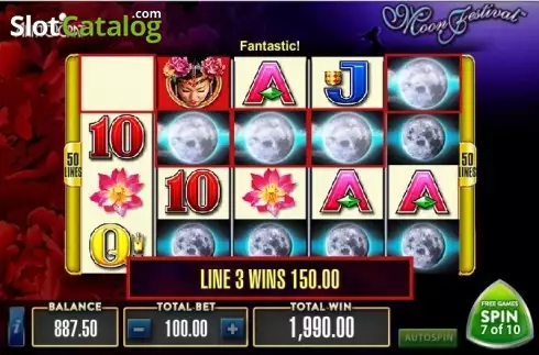 Скрин5. Moon Festival (Aristocrat) слот