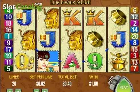 Скрин4. Queen Of The Nile (Aristocrat) слот