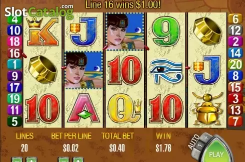 Скрин5. Queen Of The Nile (Aristocrat) слот