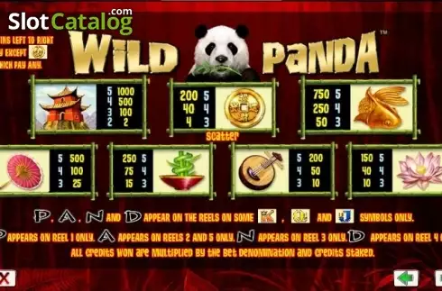 Скрин2. Wild Panda (Aristocrat) слот