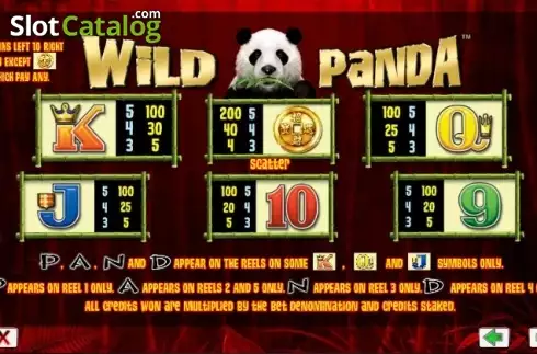 Скрин3. Wild Panda (Aristocrat) слот