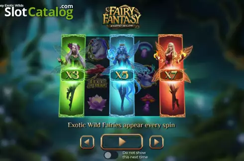 Скрин2. Fairy Fantasy Exotic Wilds слот