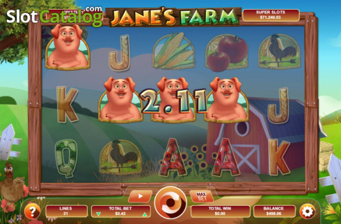 Скрин4. Jane’s Farm слот