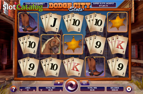 Скрин2. Dodge City слот