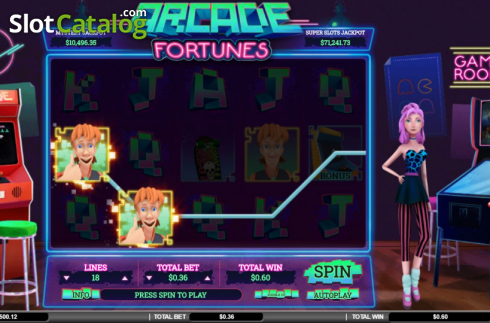 Скрин4. Arcade Fortunes слот