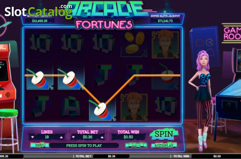 Скрин5. Arcade Fortunes слот